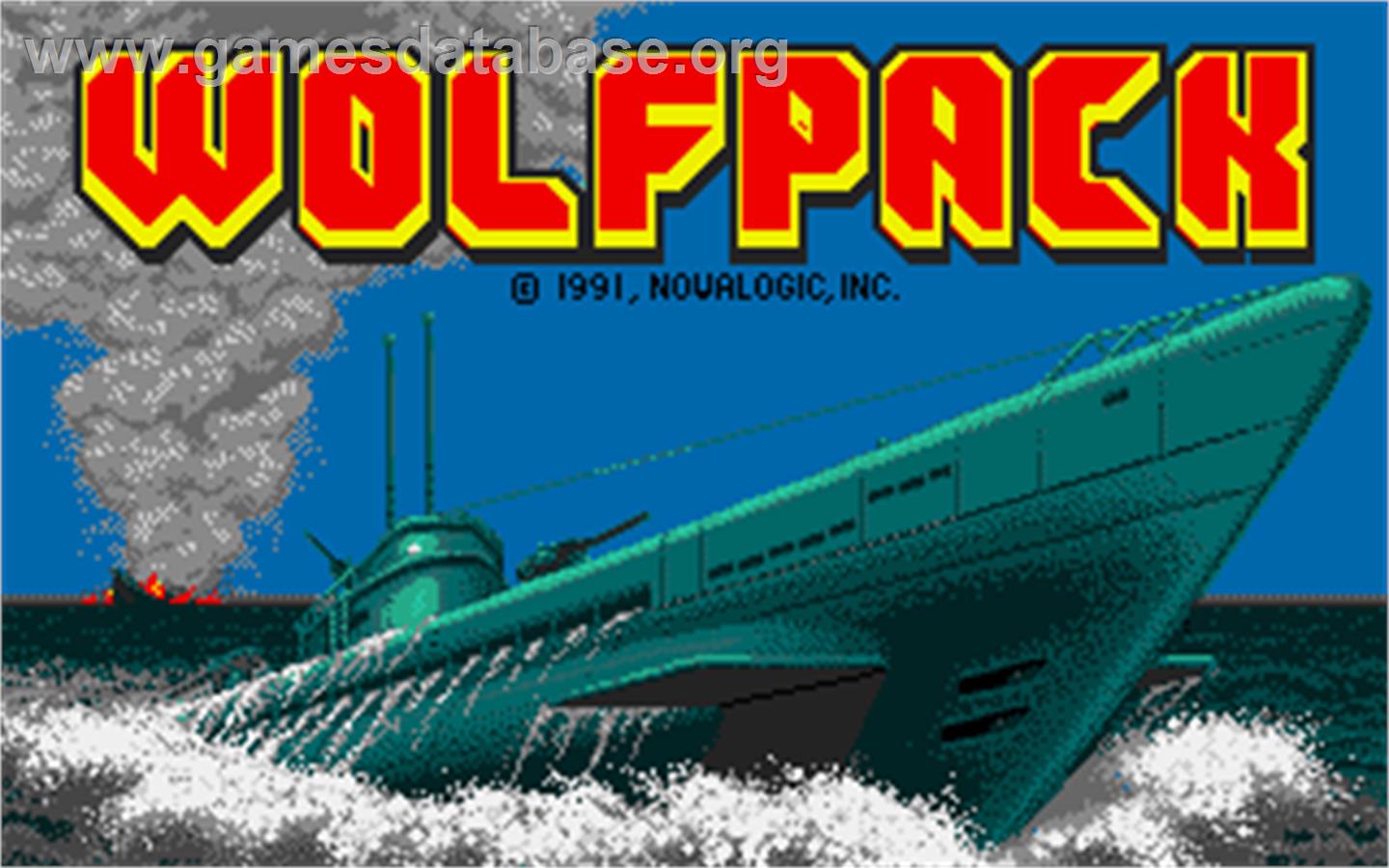 WolfPack - Atari ST - Artwork - Title Screen