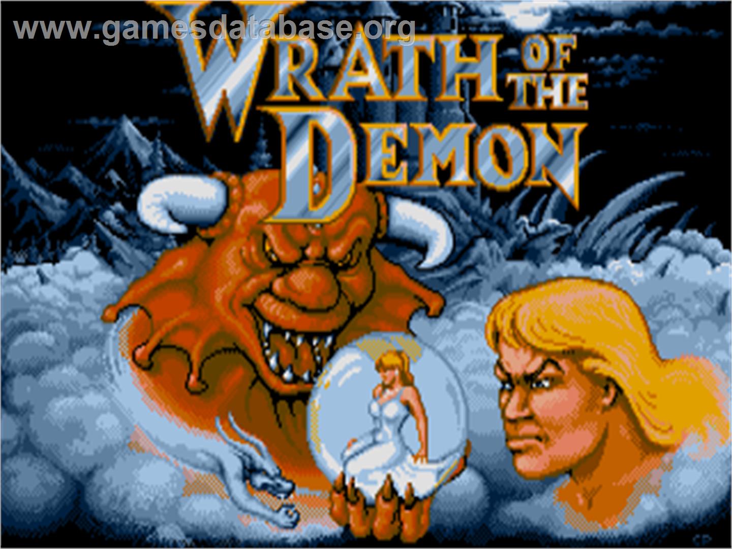 Wrath Of The Demon - Atari ST - Artwork - Title Screen