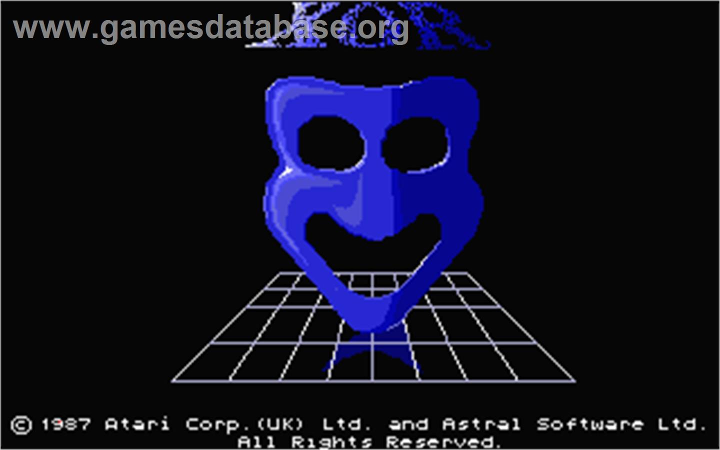 Xor - Atari ST - Artwork - Title Screen