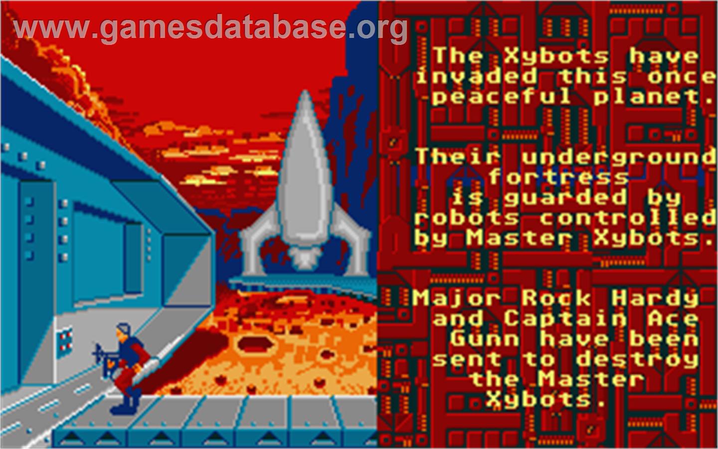 Xybots - Atari ST - Artwork - Title Screen