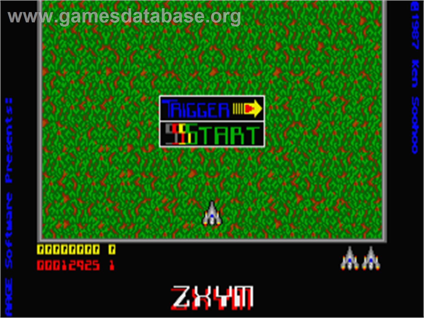 Zxym - Atari ST - Artwork - Title Screen