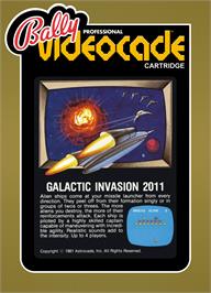 Box cover for Galactic Invasion on the Bally Astrocade.
