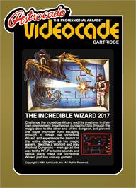 Box cover for Incredible Wizard on the Bally Astrocade.