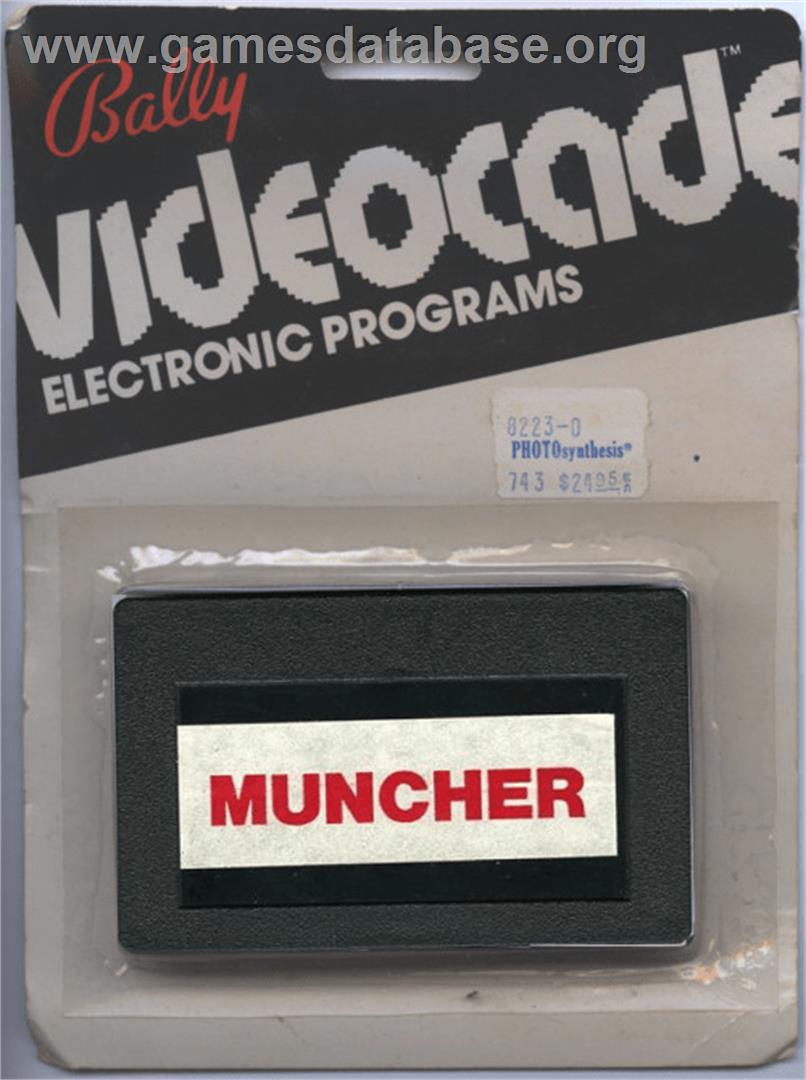 Muncher - Bally Astrocade - Artwork - Box