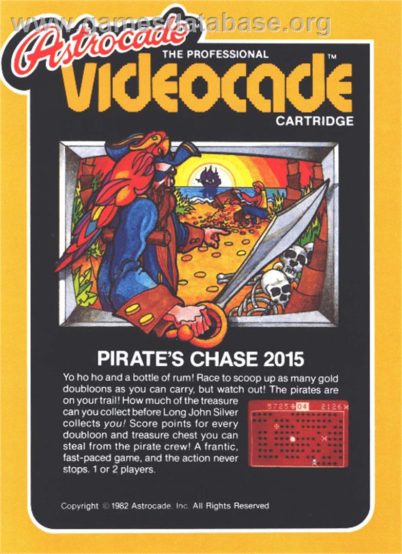 Pirate's Chase - Bally Astrocade - Artwork - Box
