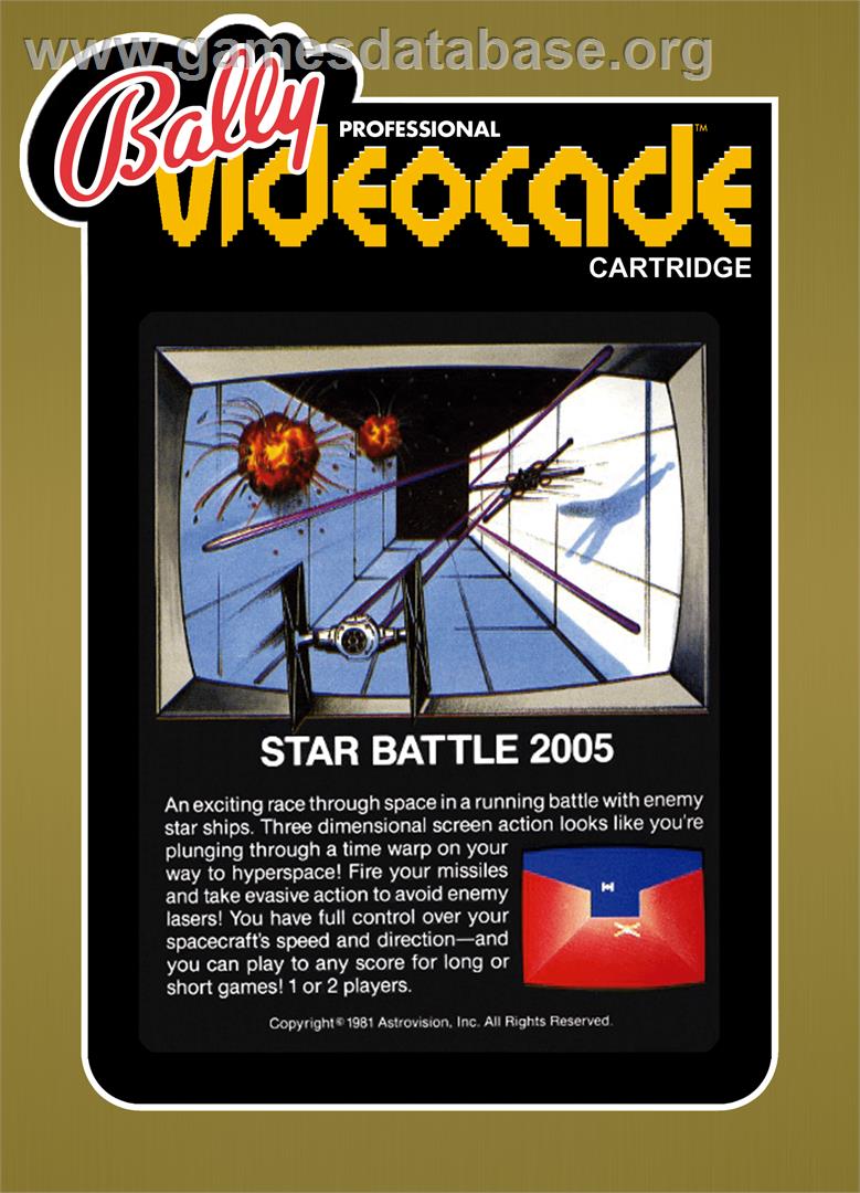Star Battle - Bally Astrocade - Artwork - Box