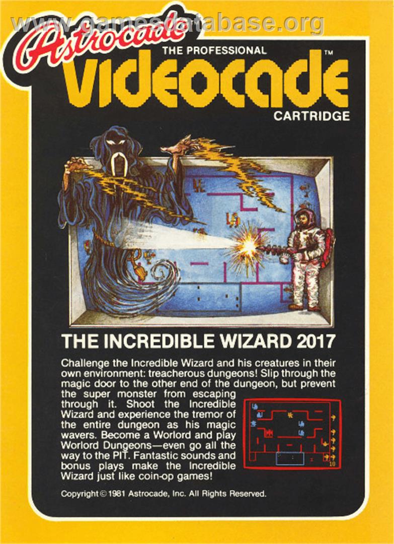 Wizard of Wor - Bally Astrocade - Artwork - Box