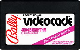 Cartridge artwork for Biorhythm on the Bally Astrocade.