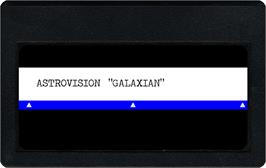 Cartridge artwork for Galaxian on the Bally Astrocade.