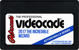 Cartridge artwork for Incredible Wizard on the Bally Astrocade.