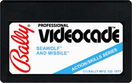 Cartridge artwork for Missile on the Bally Astrocade.