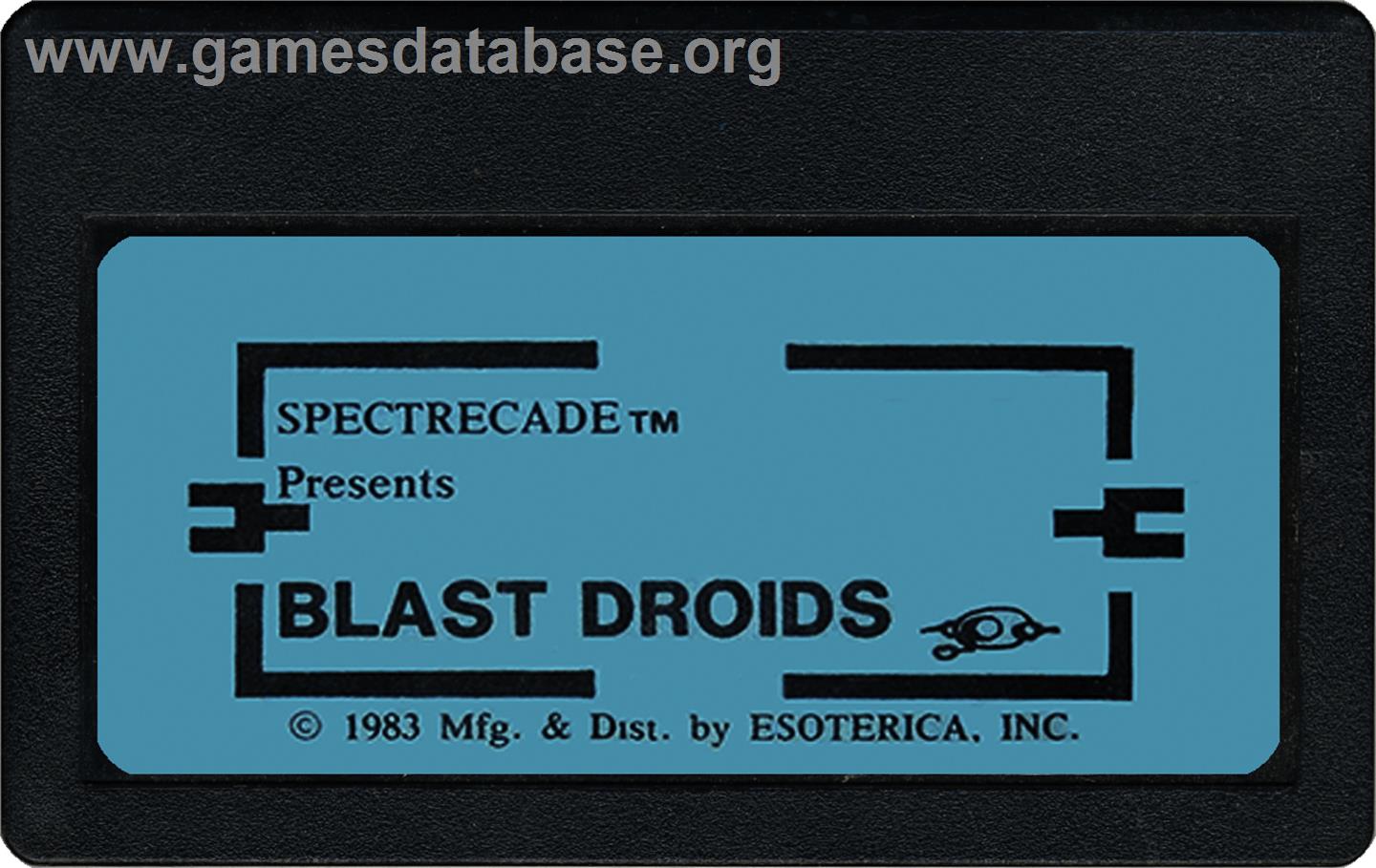 Blast Droids - Bally Astrocade - Artwork - Cartridge