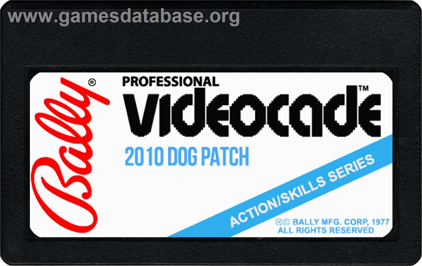 Dog Patch - Bally Astrocade - Artwork - Cartridge