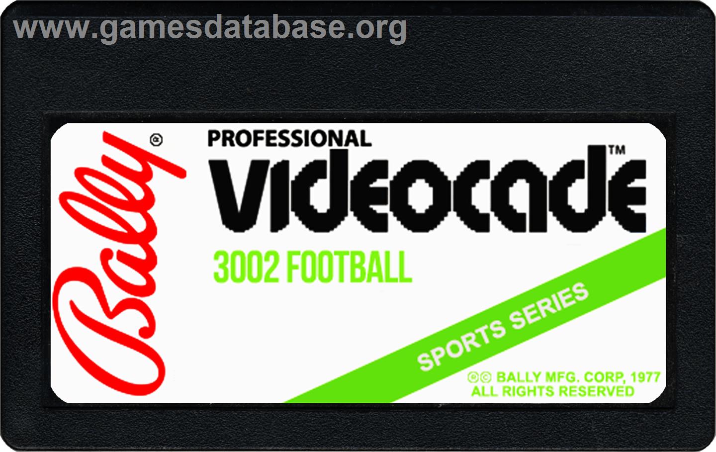 Football - Bally Astrocade - Artwork - Cartridge