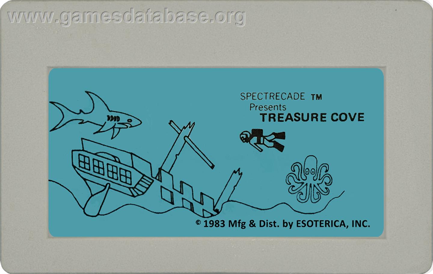 Treasure Cove - Bally Astrocade - Artwork - Cartridge