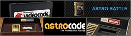 Arcade Cabinet Marquee for Astro Battle.