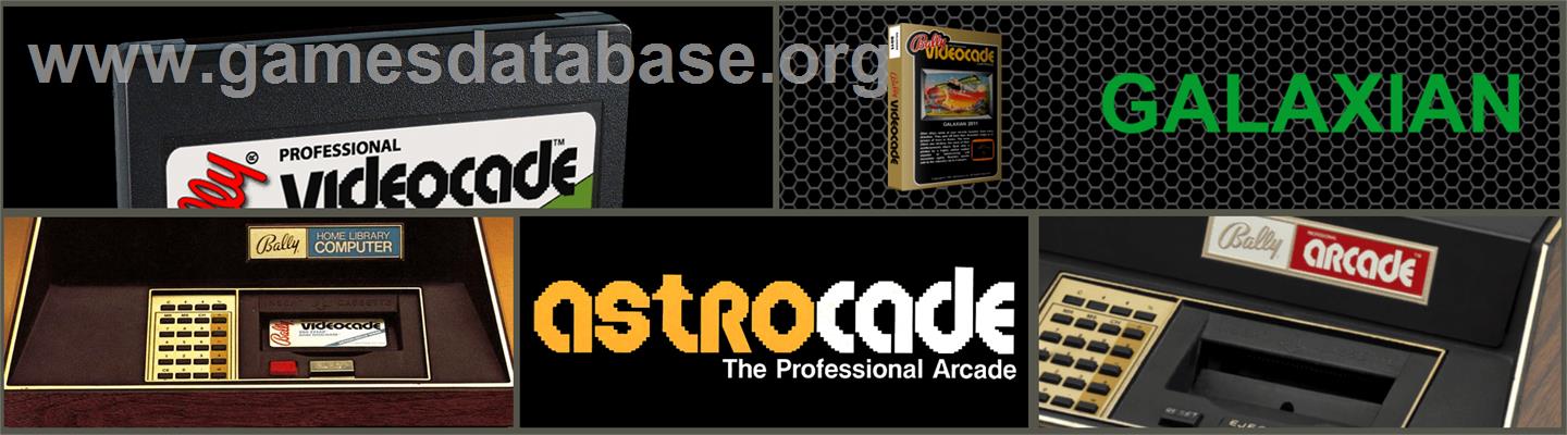 Galaxian - Bally Astrocade - Artwork - Marquee