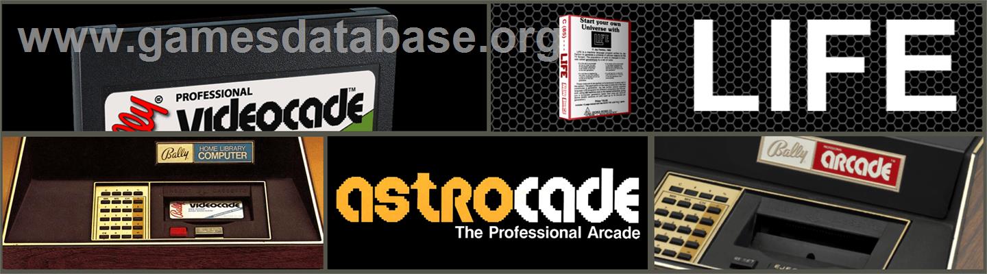 Life - Bally Astrocade - Artwork - Marquee