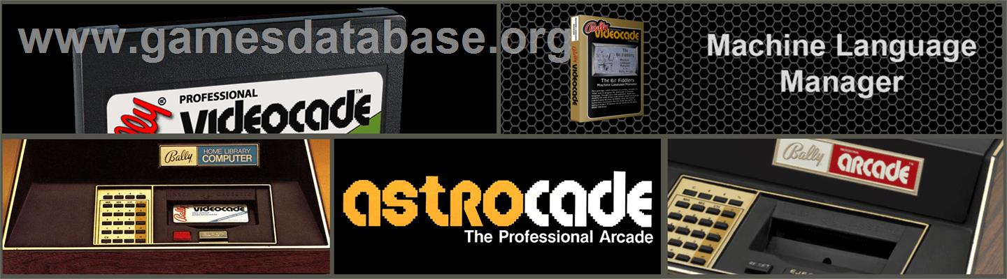 Machine Language Manager - Bally Astrocade - Artwork - Marquee