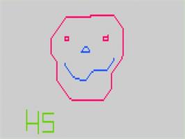 In game image of Coloring Book on the Bally Astrocade.
