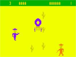In game image of Gunfight - Checkmate - Calculator - Scribbling on the Bally Astrocade.