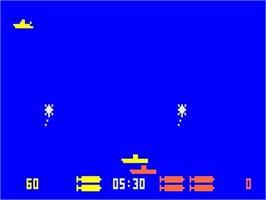 In game image of Missile on the Bally Astrocade.