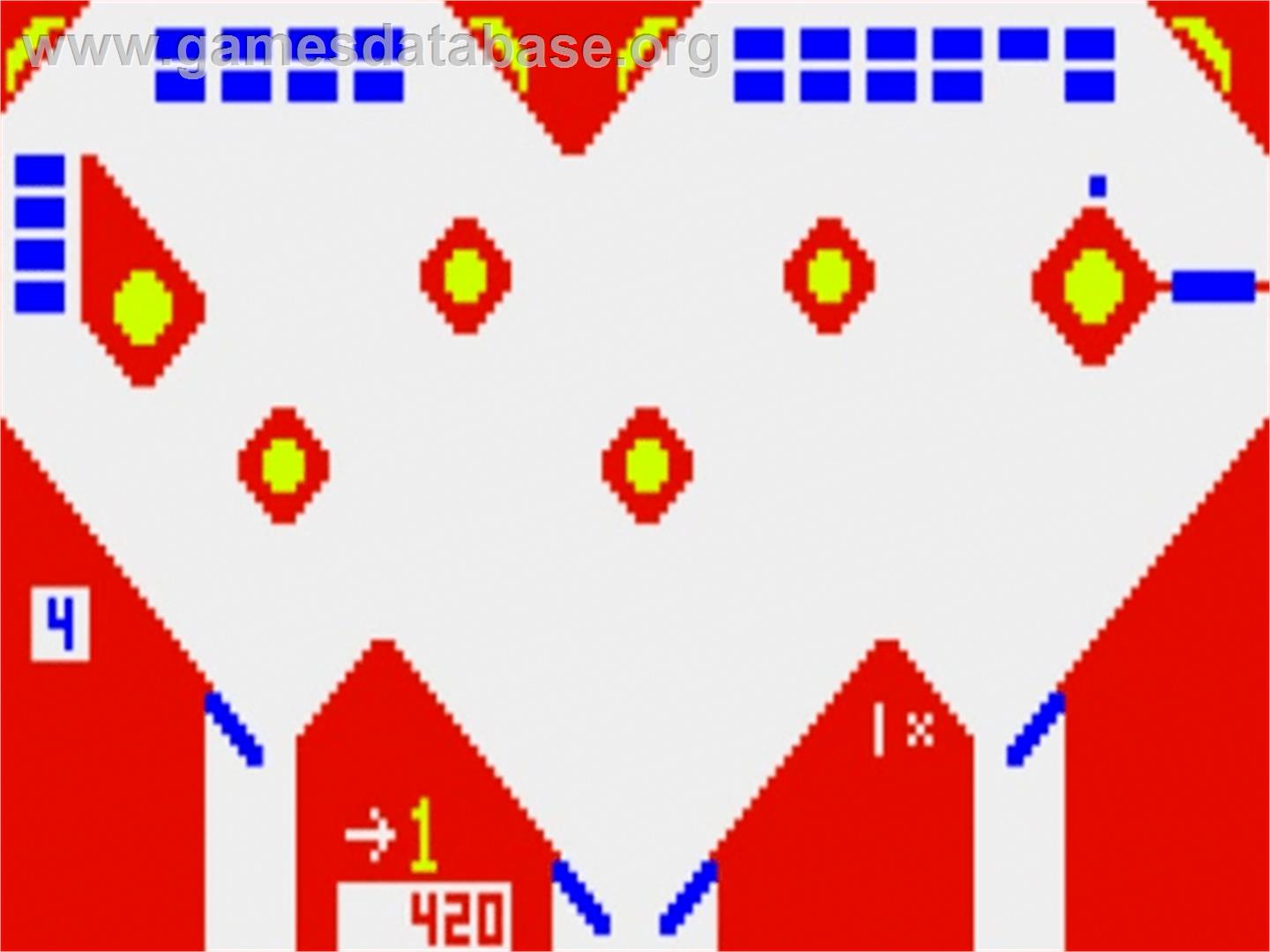 Bally Pin - Bally Astrocade - Artwork - In Game