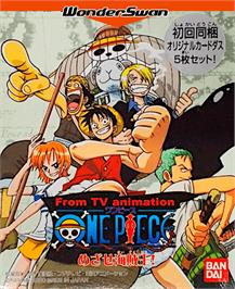 Box cover for From Tv Animation One Piece - Mezase Kaizoku Ou! on the Bandai WonderSwan.