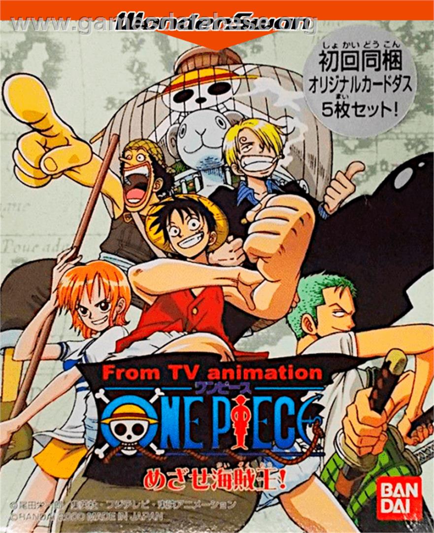 From Tv Animation One Piece - Mezase Kaizoku Ou! - Bandai WonderSwan - Artwork - Box