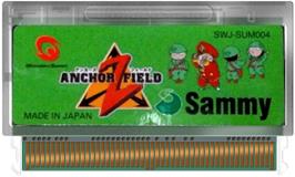 Cartridge artwork for Anchorz Field on the Bandai WonderSwan.