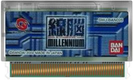 Cartridge artwork for Langrisser Millennium on the Bandai WonderSwan.
