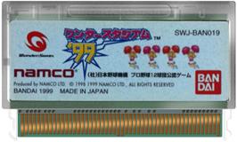 Cartridge artwork for Wonder Stadium '99 on the Bandai WonderSwan.