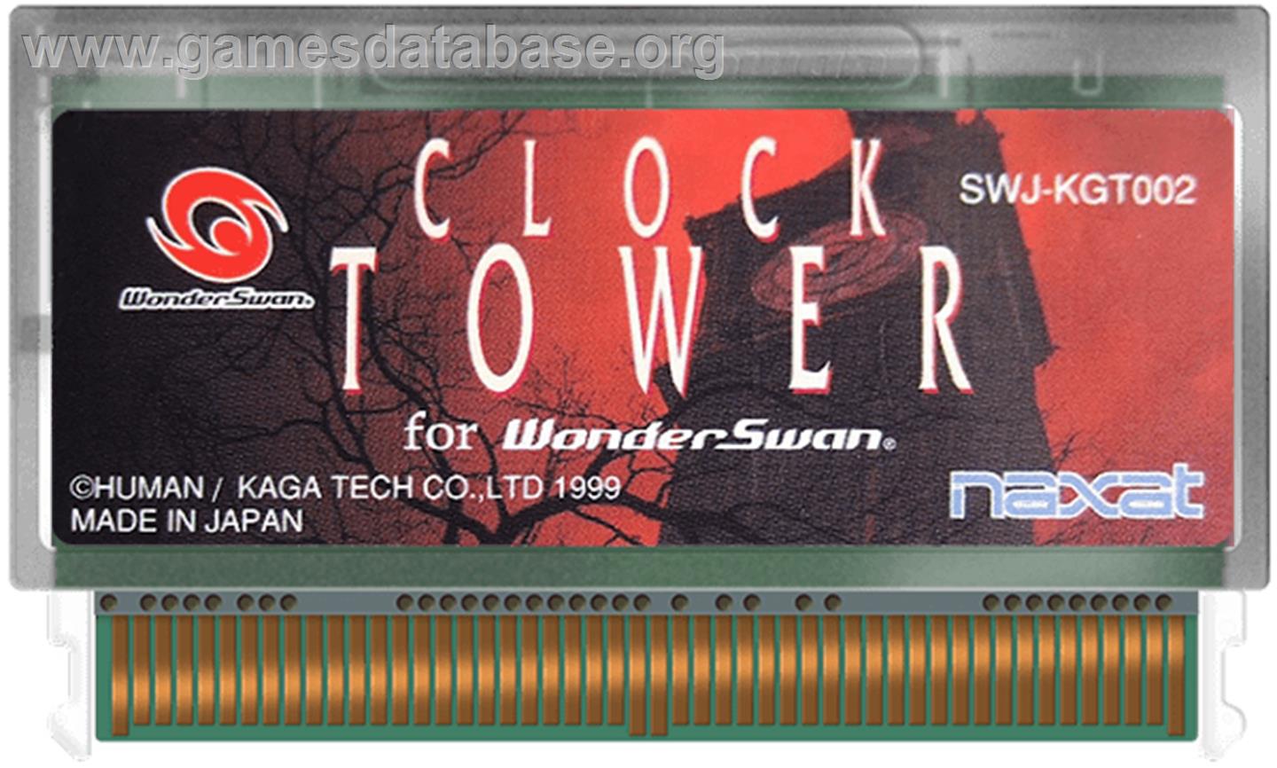 Clock Tower - Bandai WonderSwan - Artwork - Cartridge
