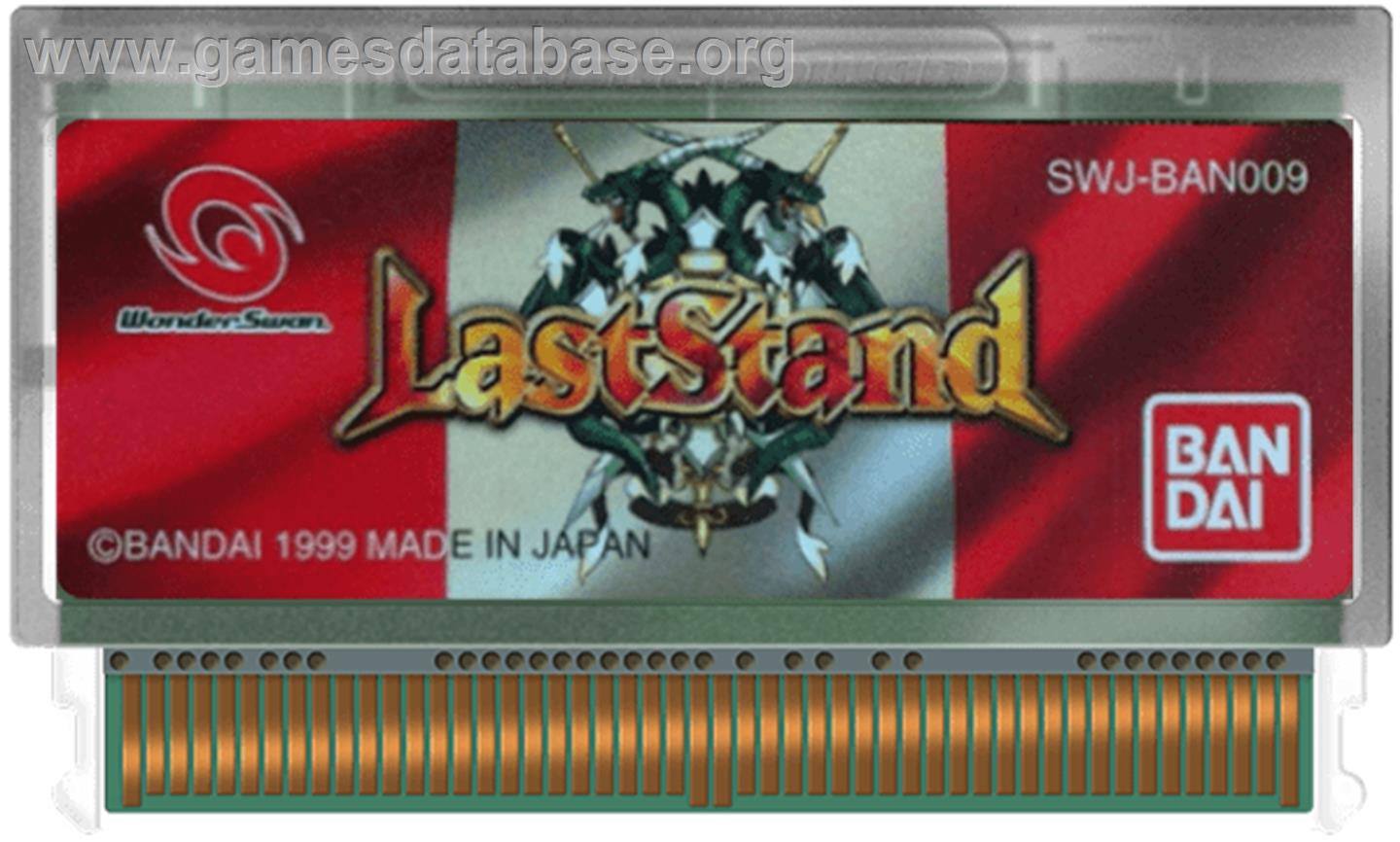 Last Stand - Bandai WonderSwan - Artwork - Cartridge