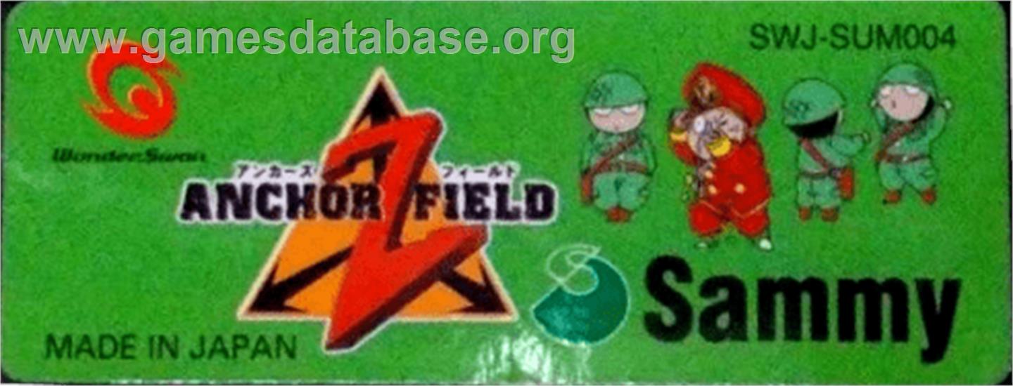 Anchorz Field - Bandai WonderSwan - Artwork - Cartridge Top