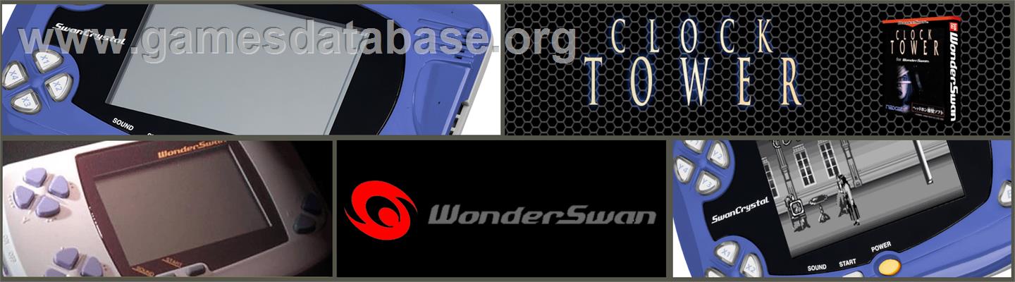 Clock Tower - Bandai WonderSwan - Artwork - Marquee