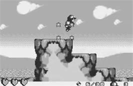 In game image of Kaze No Klonoa - Moonlight Museum on the Bandai WonderSwan.