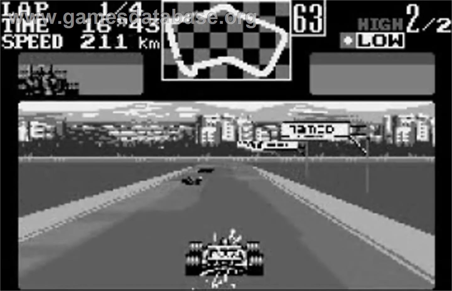 Final Lap 2000 - Bandai WonderSwan - Artwork - In Game