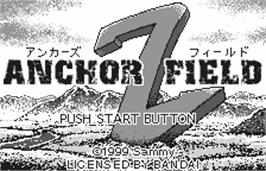Title screen of Anchorz Field on the Bandai WonderSwan.