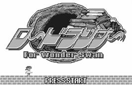 Title screen of Lode Runner on the Bandai WonderSwan.