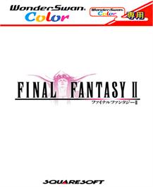 Box cover for Final Fantasy 2 on the Bandai WonderSwan Color.