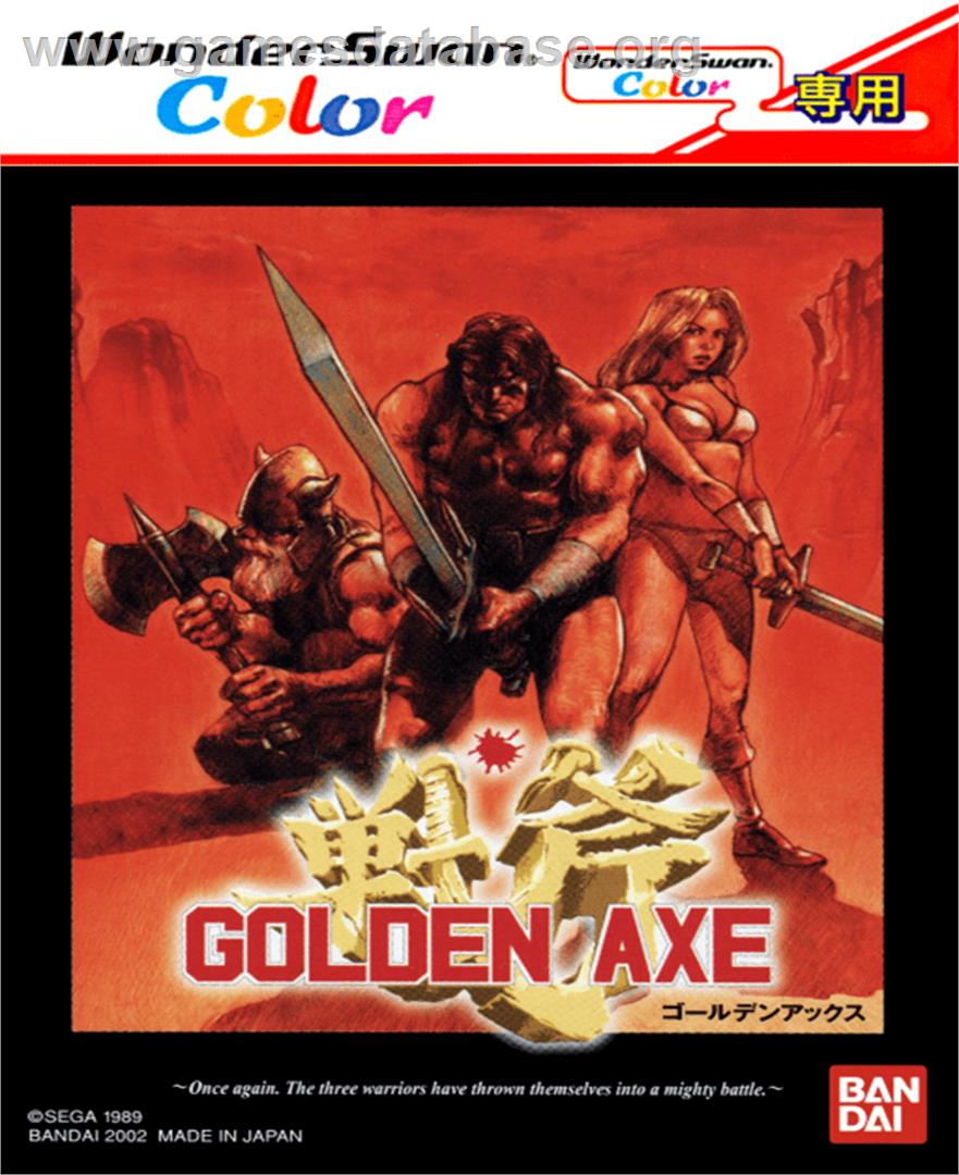 Golden Axe - Bandai WonderSwan Color - Artwork - Box