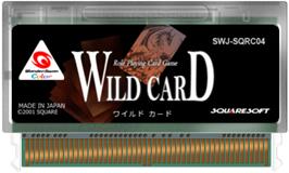 Cartridge artwork for Wild Card on the Bandai WonderSwan Color.