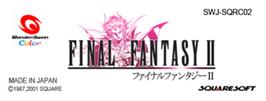 Top of cartridge artwork for Final Fantasy 2 on the Bandai WonderSwan Color.