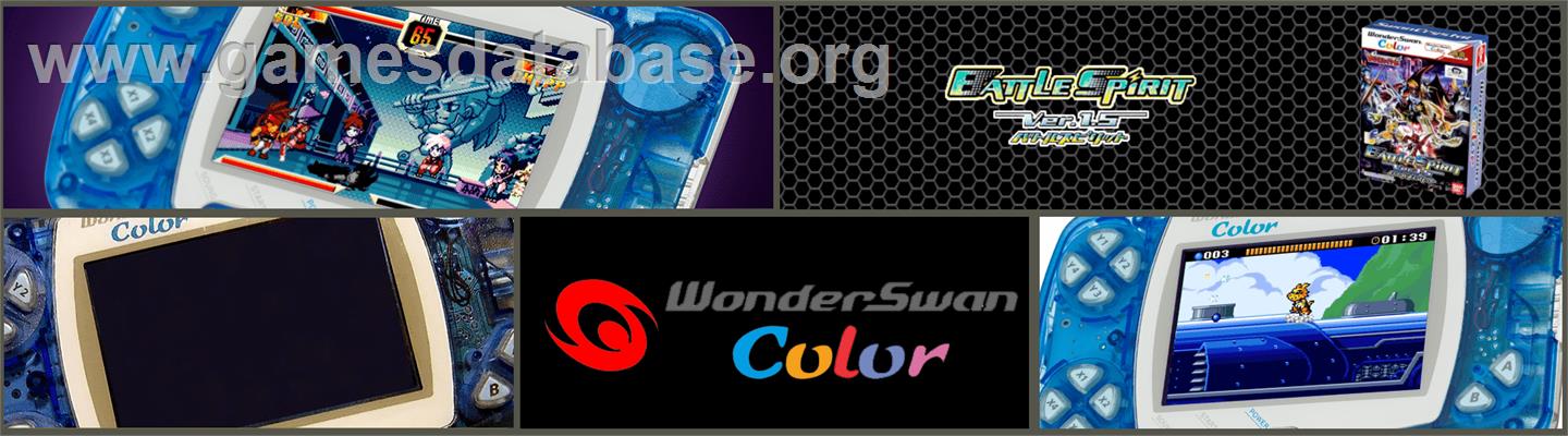 Digimon Tamers - Battle Spirit Ver. 1.5 - Bandai WonderSwan Color - Artwork - Marquee