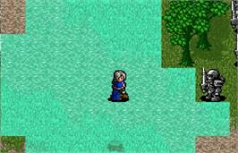 In game image of Gransta Chronicle on the Bandai WonderSwan Color.