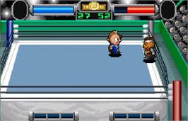 In game image of Kinnikuman Second Generation: Dream Tag Match on the Bandai WonderSwan Color.