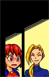 In game image of Mikeneko Holme's Ghost Panic on the Bandai WonderSwan Color.