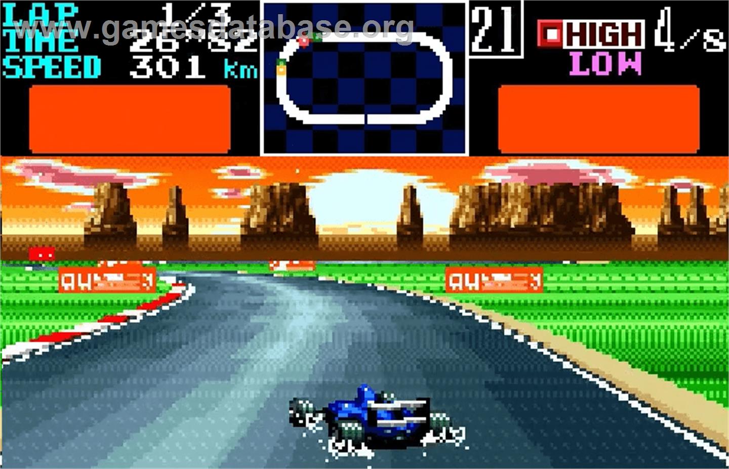 Final Lap Special - Gt And Formula Machine - Bandai WonderSwan Color - Artwork - In Game