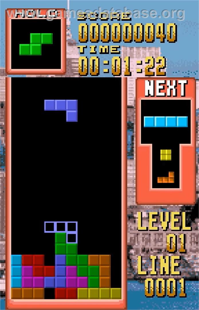 Tetris - Bandai WonderSwan Color - Artwork - In Game